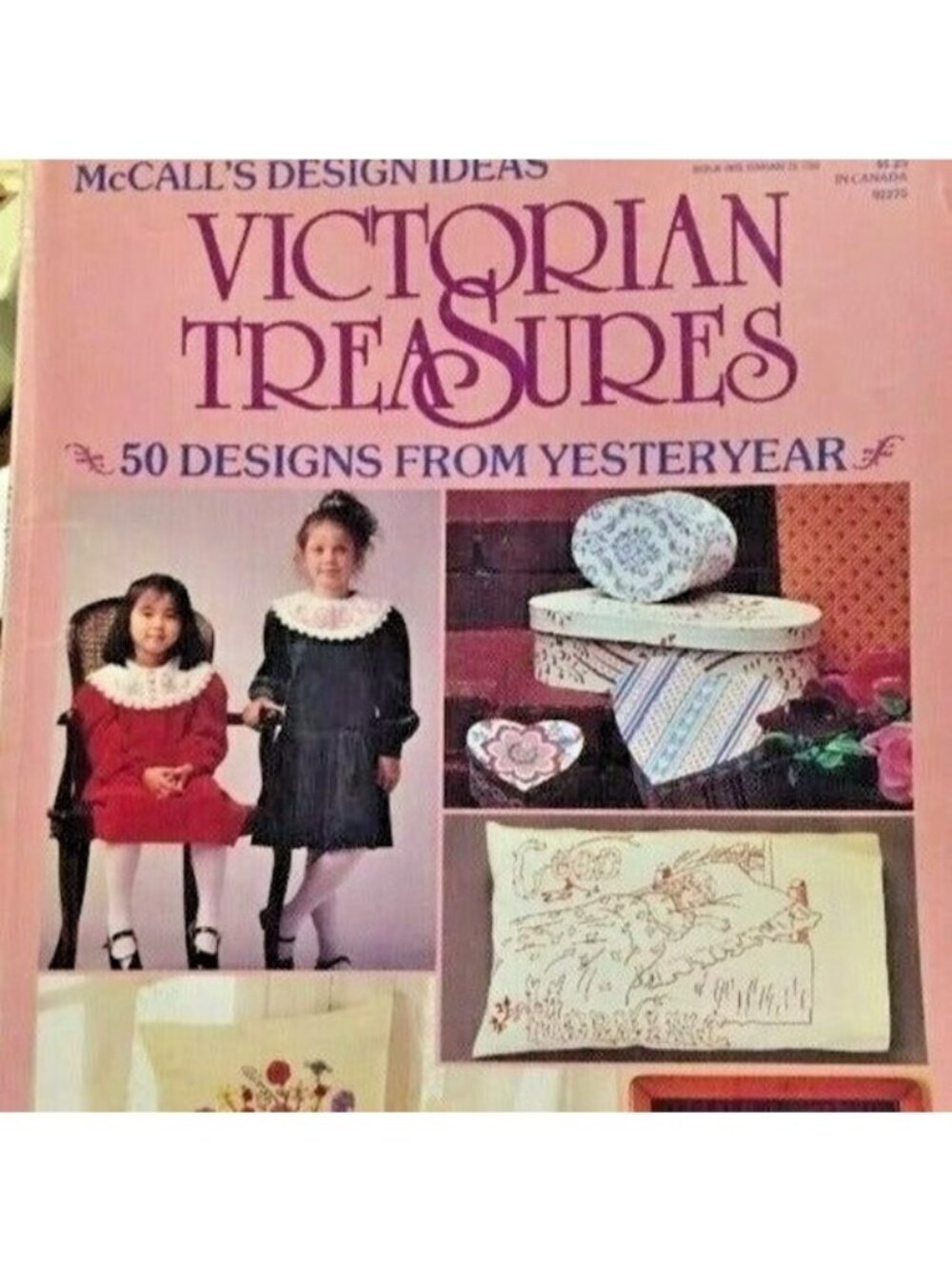 Vintage Craft Patterns McCalls Victorian Treasures 50 Ideas Book Vol 29
